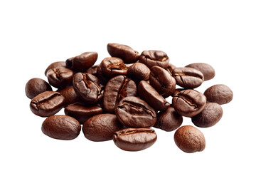 pile of dark coffee beans