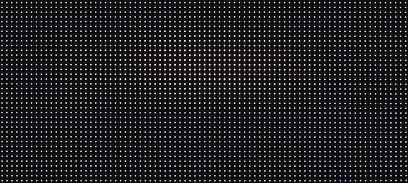 background pattern luminous blue and white led dots lights on black background
