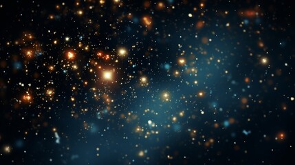 Fototapeta premium Stunning galaxy background with nebulous clouds and sparkling star clusters for astronomical designs