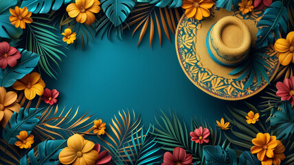 Happy Cinco De Mayo Day design, Mexicans celebrating May 5, Mexico's victory, Cinco De Mayo colorful poster background, Battle of Puebla, skull