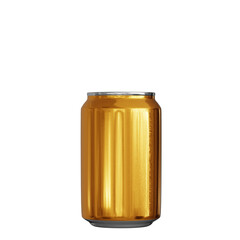 small Can energy drink or beer orange
