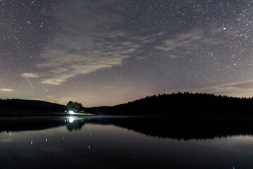 Stars In the lake