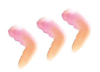 brush stroke water color arrows