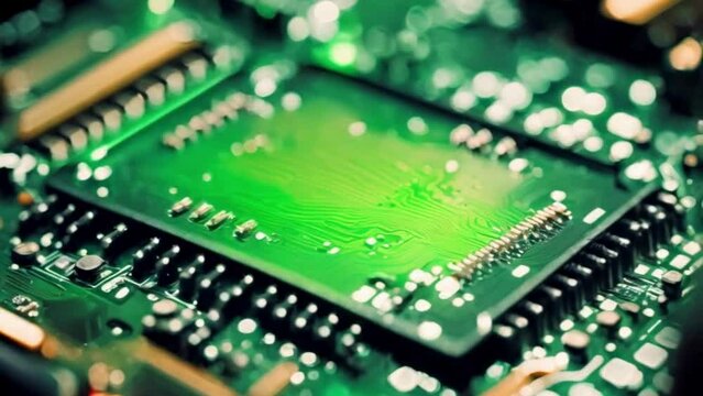 Slow-motion footage of a circuit board being subjected to temperature cycling.