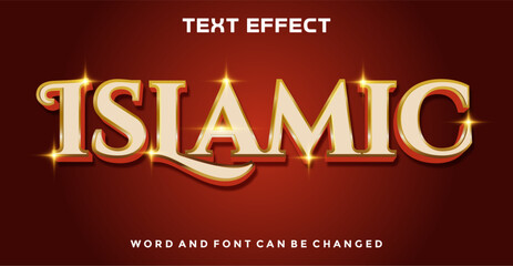 Islamic editable text effect