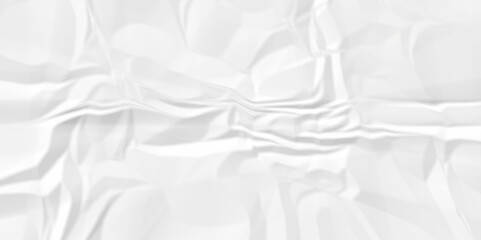 White wrinkly backdrop paper background. panorama grunge wrinkly paper texture background, crumpled pattern texture. White paper crumpled texture. white fabric crushed textured crumpled.