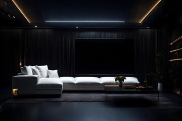 interior of a luxury  room with sofa