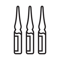 ampoule icon vector