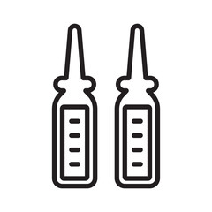 ampoule icon vector