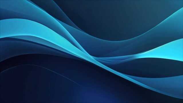 Video, abstract background. Abstract blue background. AI generative.