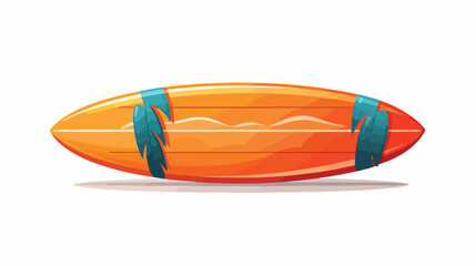 surfing board vector icon. summer icon concept  flat
