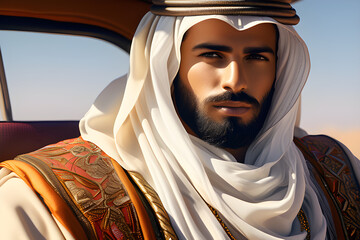 Arabian Prince - obrazy, fototapety, plakaty