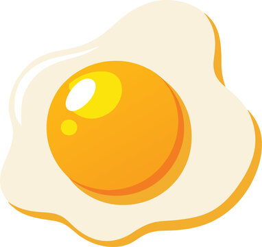 recommend clip art: fried egg on a white background, fry egg logo, Fried egg vector illustration,  Fried egg icon