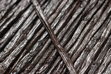 Fototapeta premium Vanilla beans texture.