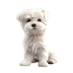 white miniature schnauzer puppy - obrazy, fototapety, plakaty
