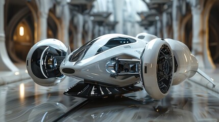 Future technology, flying cars. Generative AI.