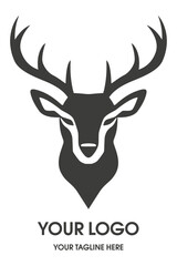 Deer wild logo icon 008