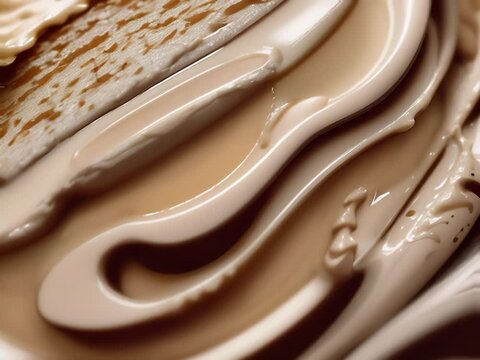 Cosmetic fundation texture, macro close up make up swatch
