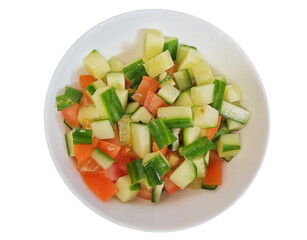 salad from vegetables