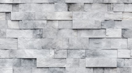 Gray and white marble tiles arranged in a brick pattern