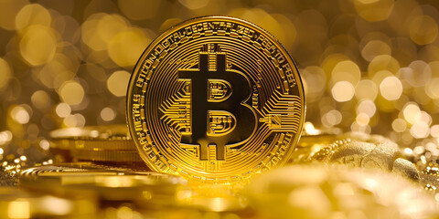 Bitcoin background crypto currency background bitcoin golded banner crypto currency banner bitcoin banner