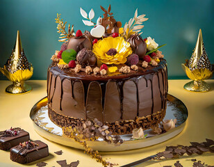 고급진 초콜릿 케이크