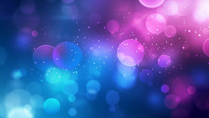 A blue and purple background with many small circles