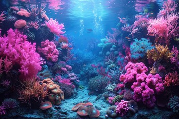 Fototapeta na wymiar the most stunning underwater scene professional photography