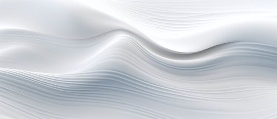 Obraz premium Abstract white-wave background.