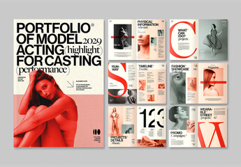Modern Portfolio Magazine Layout