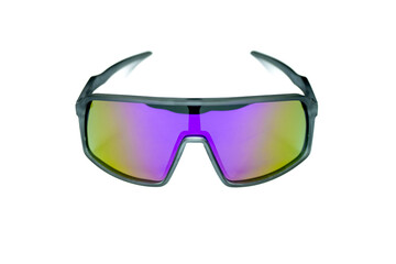 Polarized sunglasses sports. Isolate on white.