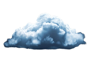 single bright cloud in a detailed illustration isolated on a transparent background cloud png - obrazy, fototapety, plakaty