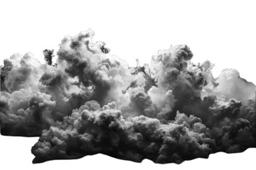 stratus cloud isolated on transparent background