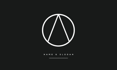A, AA, Abstract Letters Logo monogram