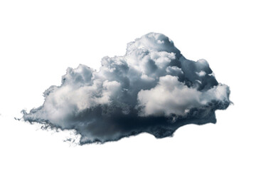single cloud isolated on a transparent background cloud png