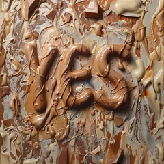 Yes to chocolate! Chocolate and the word YES. The inscription is YES. A sign made of chocolate and the text YES - expects you to reciprocate it. Say yes to chocolate and cream. Chocolate store