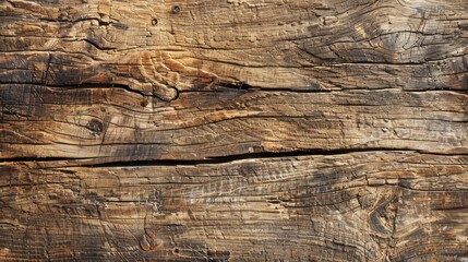 Rustic knotted wooden table texture with patterns and cracks.