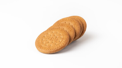 Maria cookies isolated on a white background