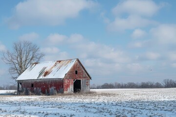 Rural barn in the northeast