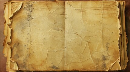 Piece of Paper With Brown Background