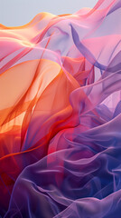 stop motion made of material and colored fabric. phone wallpaper 