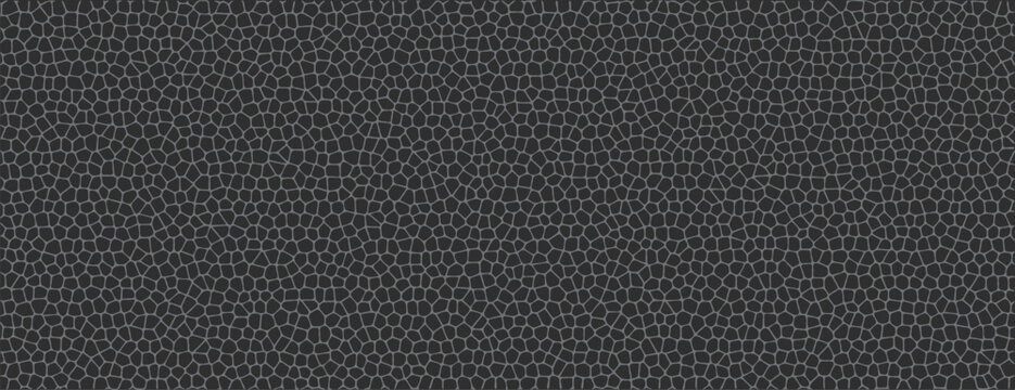Leather texture vector, skin black dark pattern graphic illustration background, mosaic web cobweb net backdrop, cloth material grain surface wallpaper, pebble stone tile fabric mesh print image