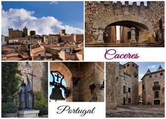 The old town of Caceres is the most important center of civil and religious architecture for the...