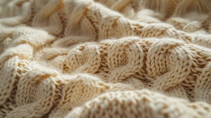 Close Up of a Patterned Blanket