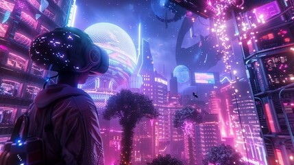 Holographic dystopia immersive virtual reality