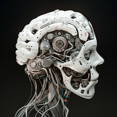 The intricate mechanics of a robotic brain