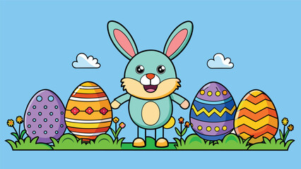 Easter Sunday vector illustration 