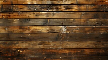 Close Up of Wooden Wall Planks - obrazy, fototapety, plakaty