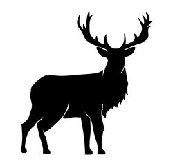 elk deer silhouette