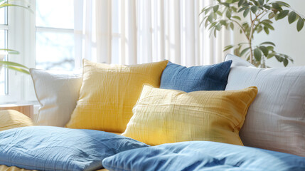 Home Comforts: Exploring Soft Textures of Linens and Bedding in the Home Goods Aisle